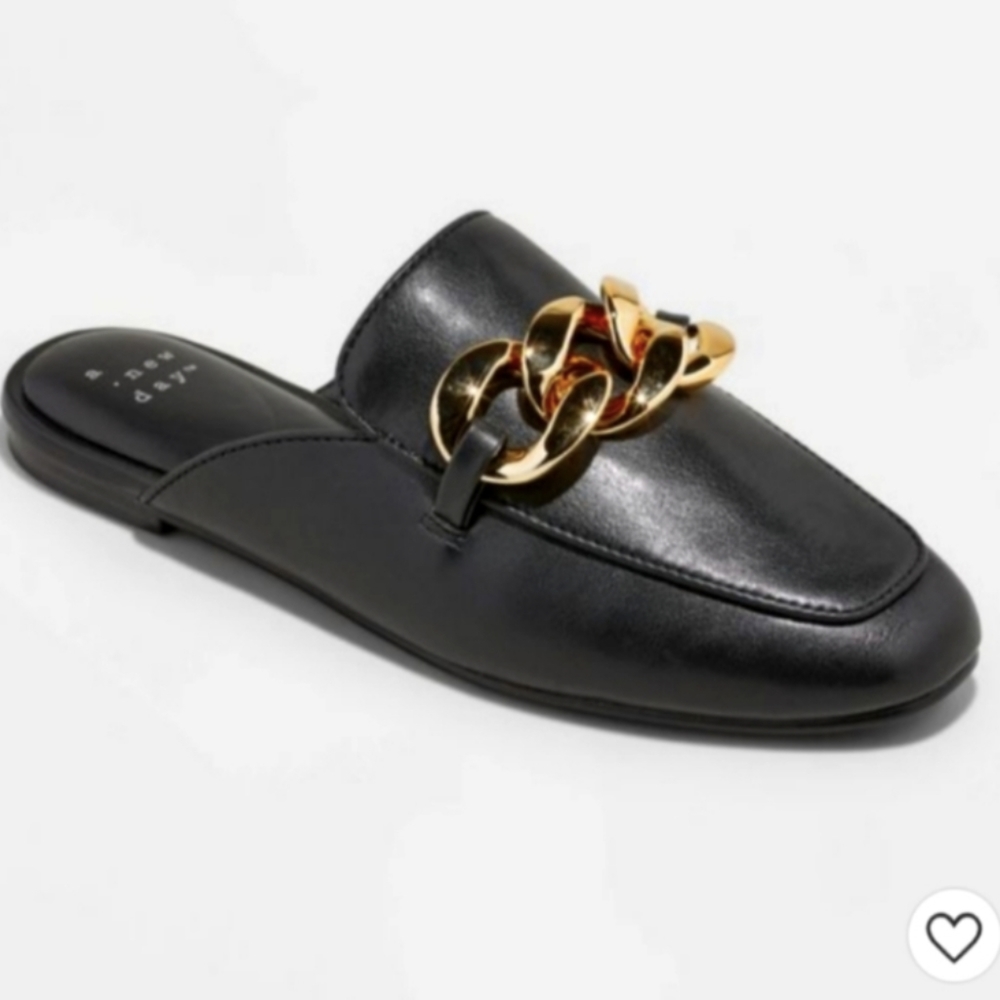 Women's black loafers
